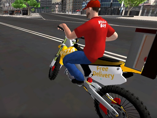 Motor Bike Pizza Delivery 2020